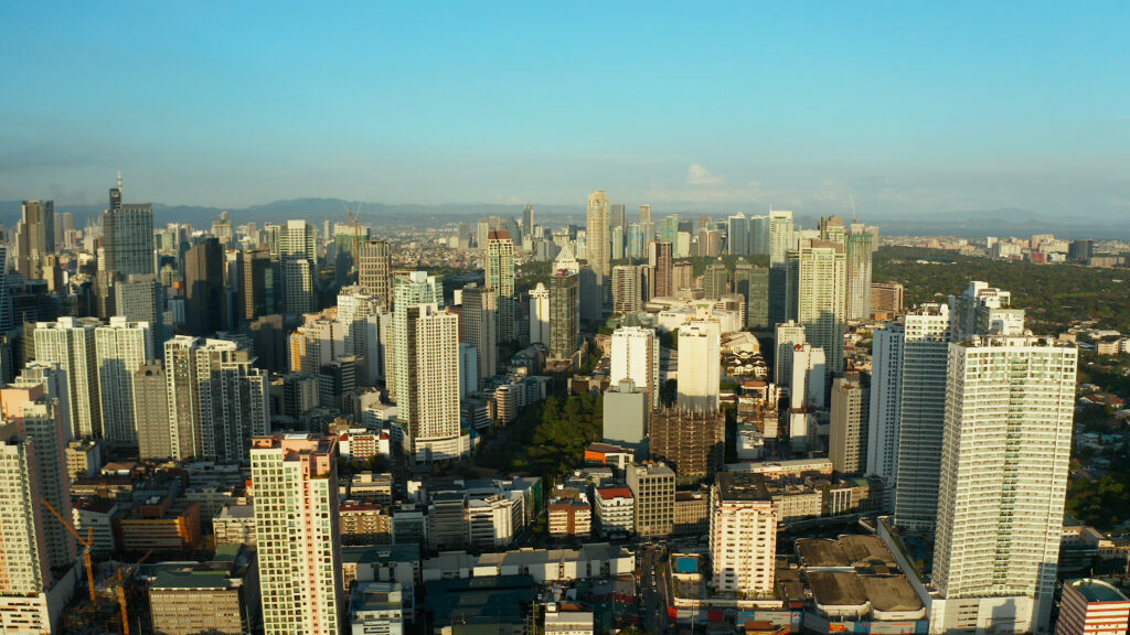 Populous City Manila Capital Philippines With Skyscrapers Streets Buildings 1024x576